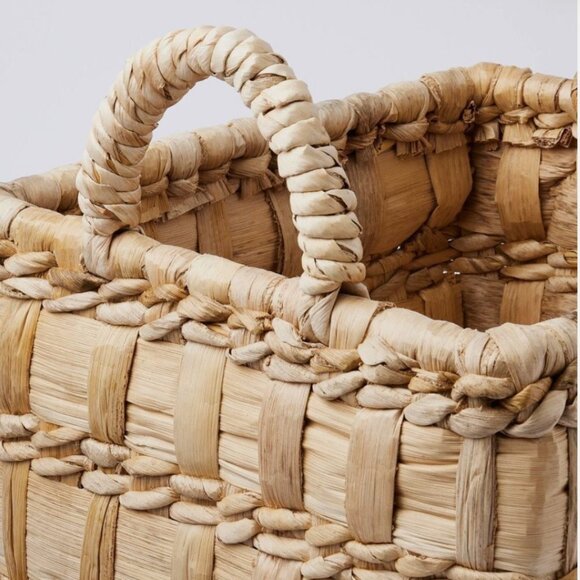 Threshold Natural Banana‎ Woven Rectangular Floor Basket  NEW WITH TAG - Picture 3 of 10